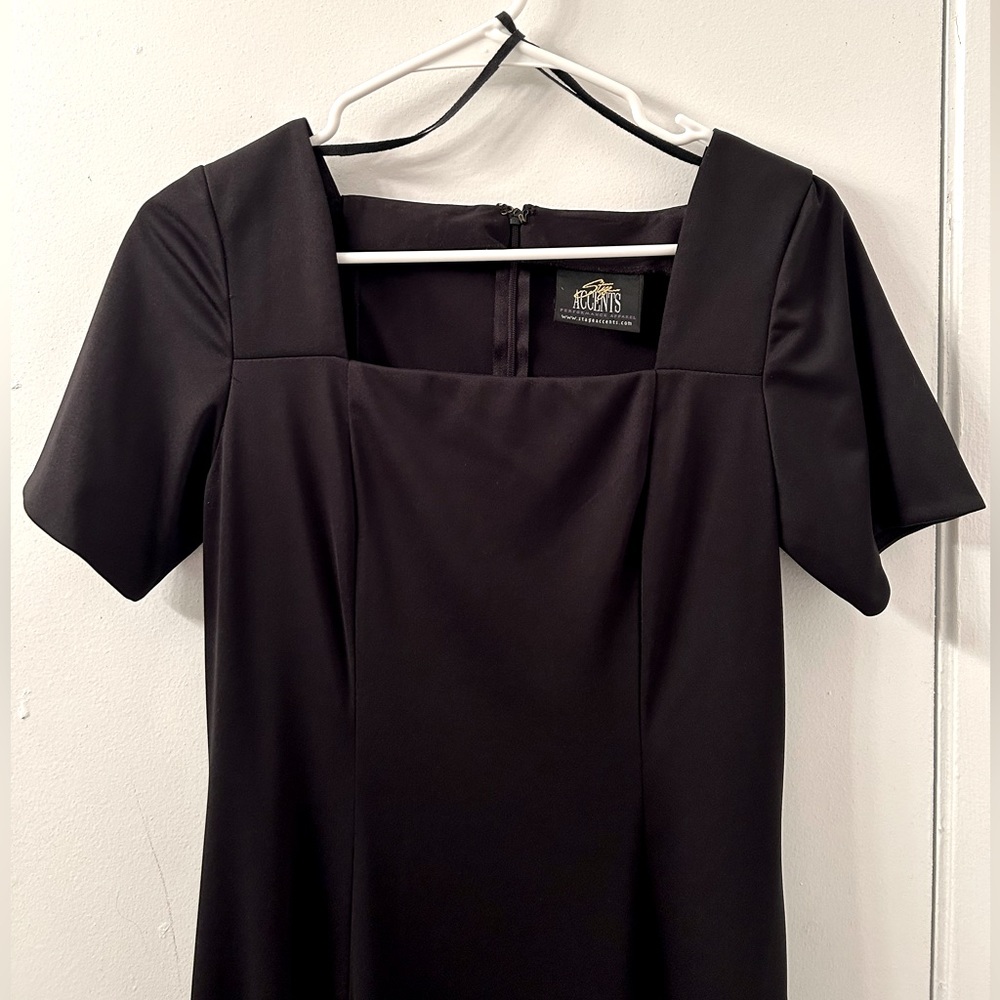 Black Stage Accents Formal Dress